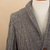 Men's 100% baby alpaca cardigan sweater, 'Geometric Alpaca' - Men's Button Front Grey Baby Alpaca Cardigan Sweater (image 2g) thumbail