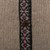 100% alpaca cardigan sweater, 'Tribal Taupe' - 100% Alpaca Cardigan Sweater with Geometric Patterns (image 2h) thumbail