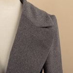 Baby alpaca blend long coat, 'Classically Chic in Grey' - Grey Baby Alpaca Blend Long Wrap Coat