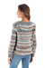 Alpaca blend pullover, 'Heathered Earth' - Alpaca and Cotton Blend Pullover Sweater (image 2c) thumbail