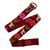 Embroidered wool belt, 'Llamas on Claret' - Wool Belt with Llama Embroidery (image 2a) thumbail