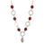 Carnelian pendant necklace, 'Shades of Sunset' - Natural Carnelian Pendant Necklace (image 2b) thumbail