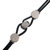 Leather and sterling silver pendant bracelet, 'Souls United' - Sterling Silver and Leather Bracelet (image 2c) thumbail