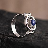 Sodalite cocktail ring, 'On Course'