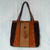 Wool-accented suede shoulder bag, 'Cusco Bohemian' - Hand Crafted Suede Shoulder Bag (image 2) thumbail