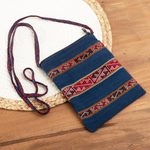 100% alpaca shoulder bag, 'Cusco Charm' - Artisan Crafted Alpaca Shoulder Bag