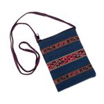 100% alpaca shoulder bag, 'Cusco Charm' - Artisan Crafted Alpaca Shoulder Bag