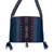 100% alpaca shoulder bag, 'Cusco Skies' - Tasseled Blue Alpaca Shoulder Bag (image 2a) thumbail