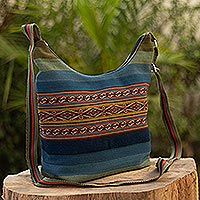 Featured review for 100% alpaca shoulder bag, Cool Valleys