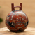Ceramic vessel, 'Nazca Rituals' - Andean Archaeology Ceramic Nazca Replica Decorative Vase (image 2) thumbail
