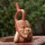 Ceramic vessel, 'Eternal Moche' - Peru Archaeology Ceramic Moche Portrait Replica Vessel (image 2b) thumbail