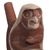Ceramic vessel, 'Moche Medicine Man' - Peru Archaeology Moche Medicine Man Portrait Replica Vessel (image 2e) thumbail
