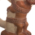 Ceramic vessel, 'Moche Prisoner' - Peru Archaeology Moche Prisoner Replica Clay Vessel (image 2g) thumbail