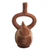 Ceramic vessel, 'Moche Fish' - Peru Archaeology Moche Fish Replica Decorative Clay Vessel (image 2f) thumbail