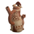 Ceramic vessel, 'Royal Moche Warrior' - Peruvian Archaeological Replica Moche Soldier Clay Vessel