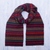 100% alpaca knit  scarf, 'Jewel of the Andes' - Multicolored 100% Alpaca Scarf thumbail