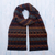 100% alpaca knit  scarf, 'In the Mountains' - Unisex 100% Alpaca Scarf
