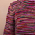 Alpaca blend turtleneck sweater, 'Berry Melange' - Colorful Alpaca Blend Turtleneck (image 2h) thumbail