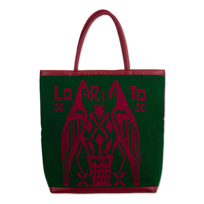 Green and Red Acrylic Handbag