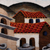 Wool tapestry, 'Gathering in the Andes' - Village Scene Wool Tapestry (image 2c) thumbail