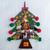 Applique wall hanging, 'Nativity Tree' - Andean Christmas Tree Wall Hanging