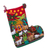 Applique Christmas stocking, 'Journey to the Manger' - Nativity-Themed Christmas Stocking