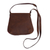Wool and leather shoulder bag, 'Cusco Inspiration' - Handmade Leather and Wool Shoulder Bag (image 2d) thumbail