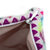 Handgewebter Kissenbezug - Mehrfarbiger handgewebter Kissenbezug