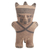 Ceramic figurine, 'Chancay Cuchimilco Man' - Peru Chancay Man Cuchimilco Clay Figurine thumbail