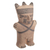 Ceramic figurine, 'Chancay Cuchimilco Man' - Peru Chancay Man Cuchimilco Clay Figurine (image 2b) thumbail