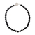 Onyx beaded strand necklace, 'Night Mystery' - Classic Onyx Strand Necklace (image 2c) thumbail
