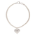 Sterling silver charm bracelet, 'Shining Heart' - Heart Charm Bracelet