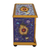 Reverse-painted glass jewelry chest, 'Magnificent Treasure' - Handmade Glass Jewelry Chest (image 2c) thumbail