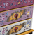 Reverse-painted glass jewelry chest, 'Magnificent Treasure' - Handmade Glass Jewelry Chest (image 2f) thumbail