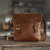 Leather messenger bag, 'Special Delivery' - Brown Leather Messenger Bag thumbail