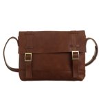 Leather messenger bag, 'Grand Tour' - Artisan Crafted Leather Messenger Bag