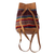 Leather and wool backpack, 'Cusco Trails' - Wool and Leather Backpack from Peru (image 2b) thumbail