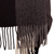100% alpaca shawl, 'Gray Squared' - Super Soft Grey Plaid Alpaca Wool Patterned Scarf (image 2f) thumbail