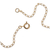 Gold plated cultured pearl pendant necklace, 'Flower Treasure' - Cultured Pearl Necklace in 18k Gold Plate (image 2d) thumbail