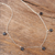 Hematite charm necklace, 'Perfect Stars' - Star Motif Hematite Necklace (image 2) thumbail
