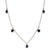 Hematite charm necklace, 'Perfect Stars' - Star Motif Hematite Necklace thumbail