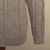 Men's 100% alpaca pullover sweater, 'Mushroom Brown Geometry' - Men's Mushroom Brown 100% Alpaca Cable Knit Pullover Sweater (image 2f) thumbail