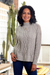 100% alpaca sweater, 'Classic Peruvian' - 100% Alpaca Fiber Knit Pullover Sweater in Grey (image 2b) thumbail
