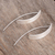 Sterling silver drop earrings, 'Distinctive Drop' - Handmade Sterling Drop Earrings (image 2b) thumbail