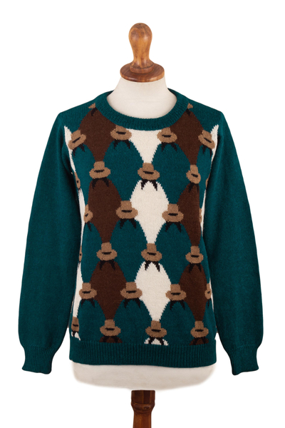 Hand Knit 100% Alpaca Sweater