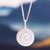 Sterling silver pendant necklace, 'Spiral Maze' - Modern Sterling Silver Necklace (image 2) thumbail
