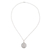 Sterling silver pendant necklace, 'Spiral Maze' - Modern Sterling Silver Necklace (image 2d) thumbail