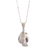 Sterling silver pendant necklace, 'Petals' - Floral Sterling Silver Necklace (image 2c) thumbail