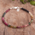 Tourmaline beaded bracelet, 'Endless Color' - Genuine Tourmaline Bracelet (image 2) thumbail