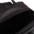 Wool-accented leather backpack, 'Cuzco Sunrise' - Black Leather Backpack with Wool Accent (image 2c) thumbail